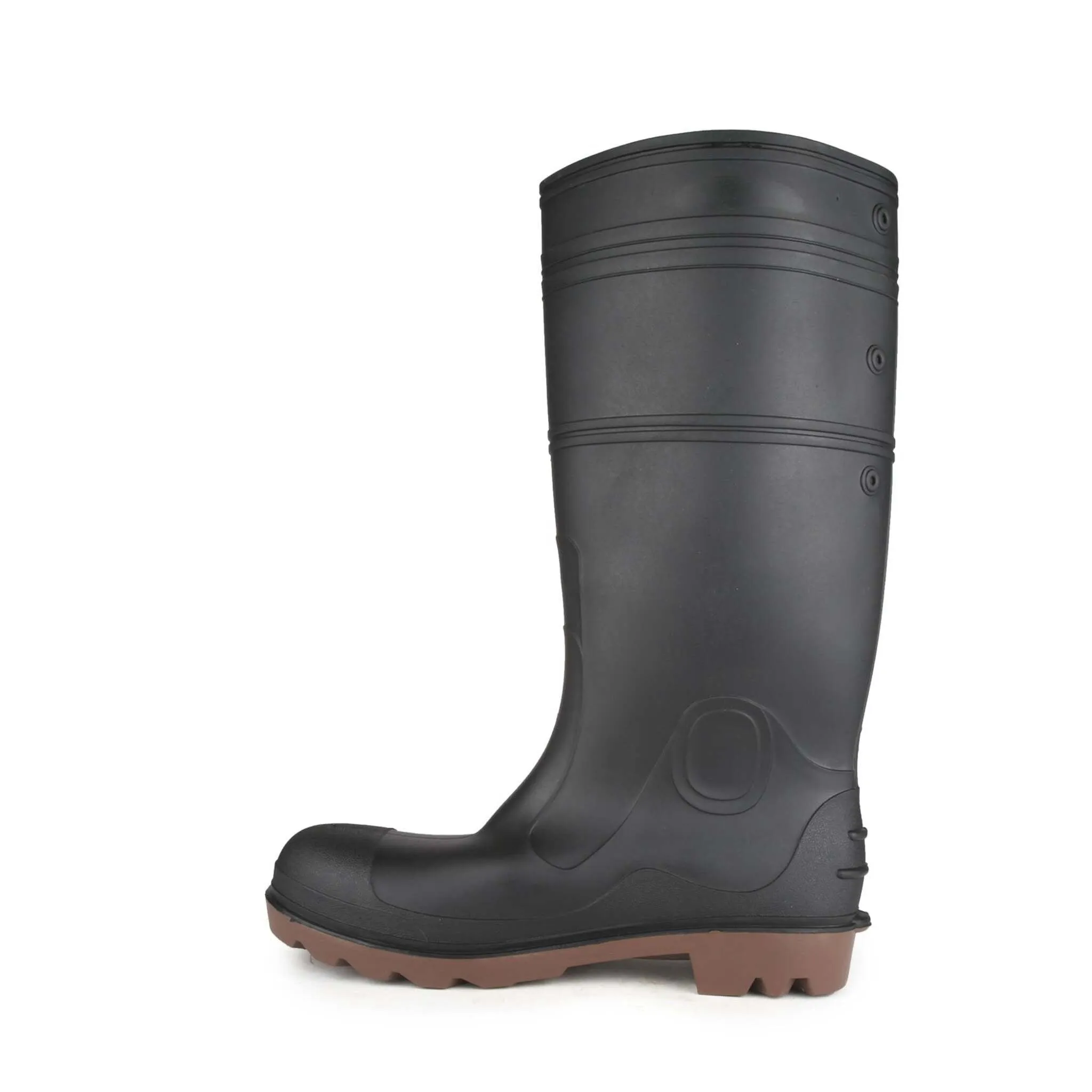 Acton Men's Rain Boots Function - CSA ESR Certified, Waterproof Steel Toe & Anti-Puncture Sole, PVC Construction, Oil Resistant, 90° Heel | Sizes 7-14
