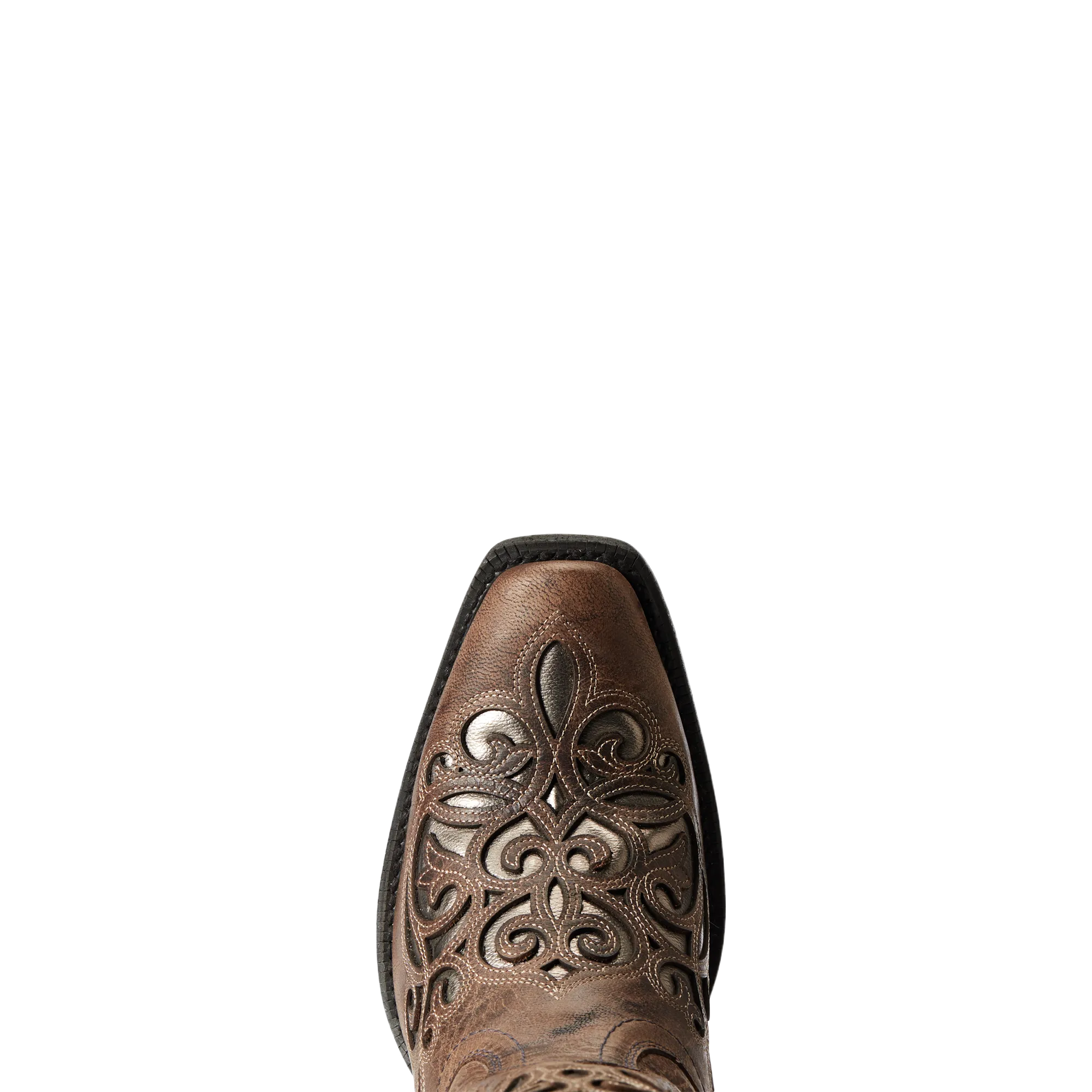 Ariat Ladies Crackled Taupe & Gunmetal Divine Boots 10034110