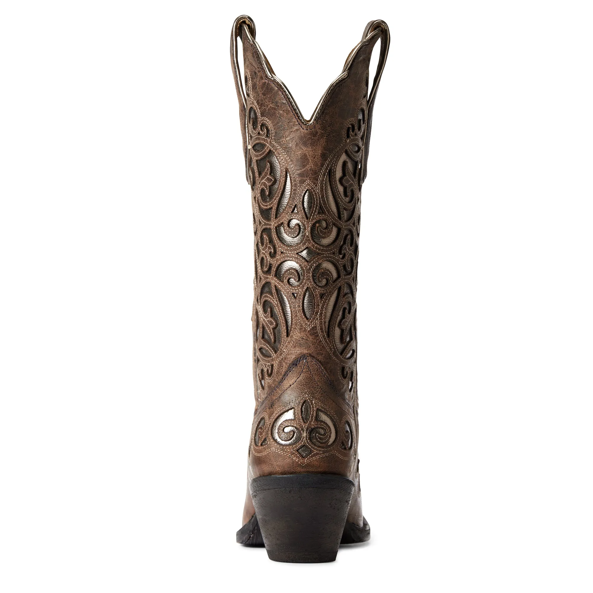Ariat Ladies Crackled Taupe & Gunmetal Divine Boots 10034110