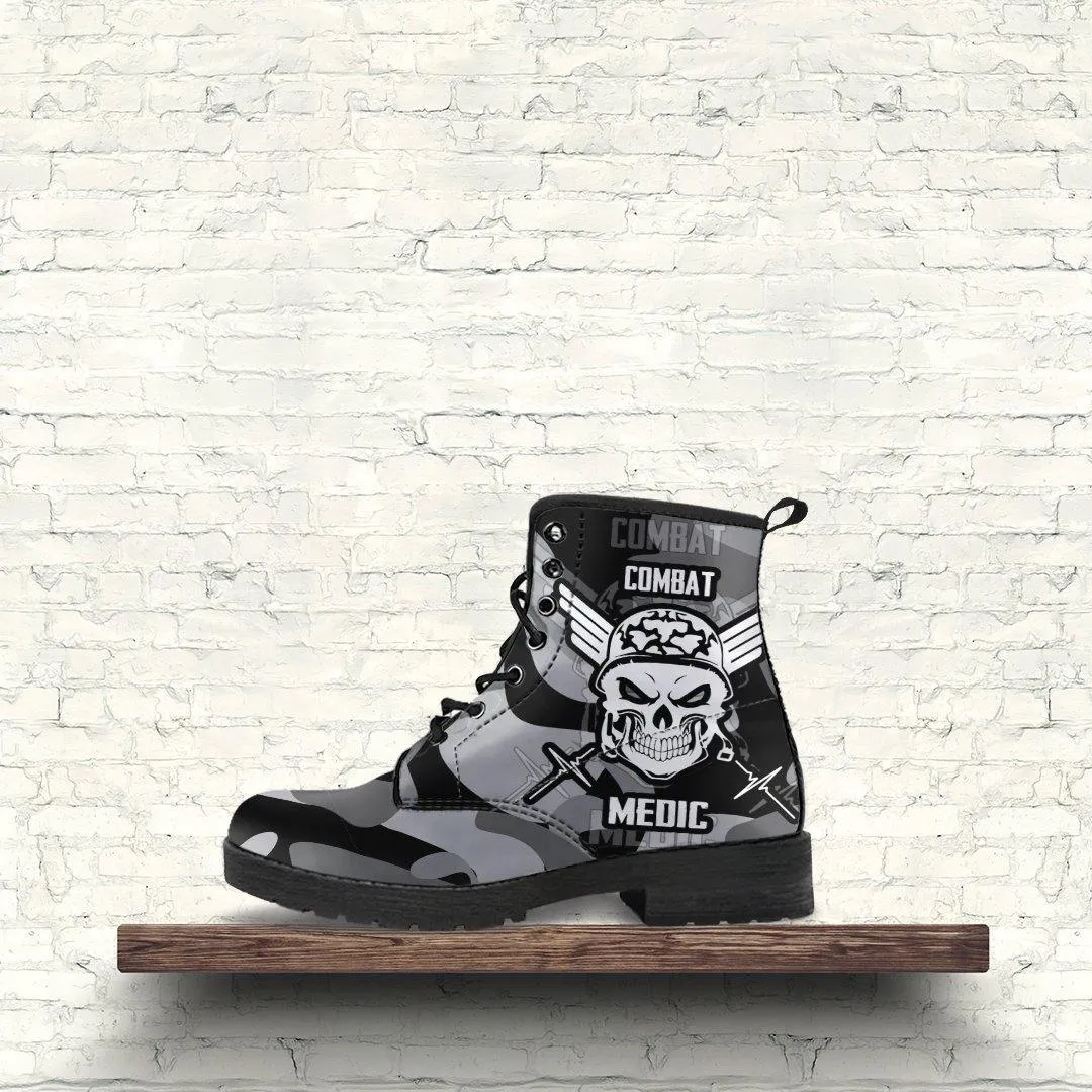 Badass Combat Medic Boots for Bikers