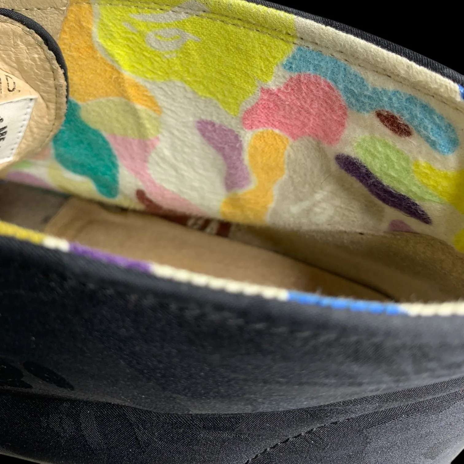 BAPE | 2008 Jacquard/Multi Camo Chukka Boots (Black) | 10