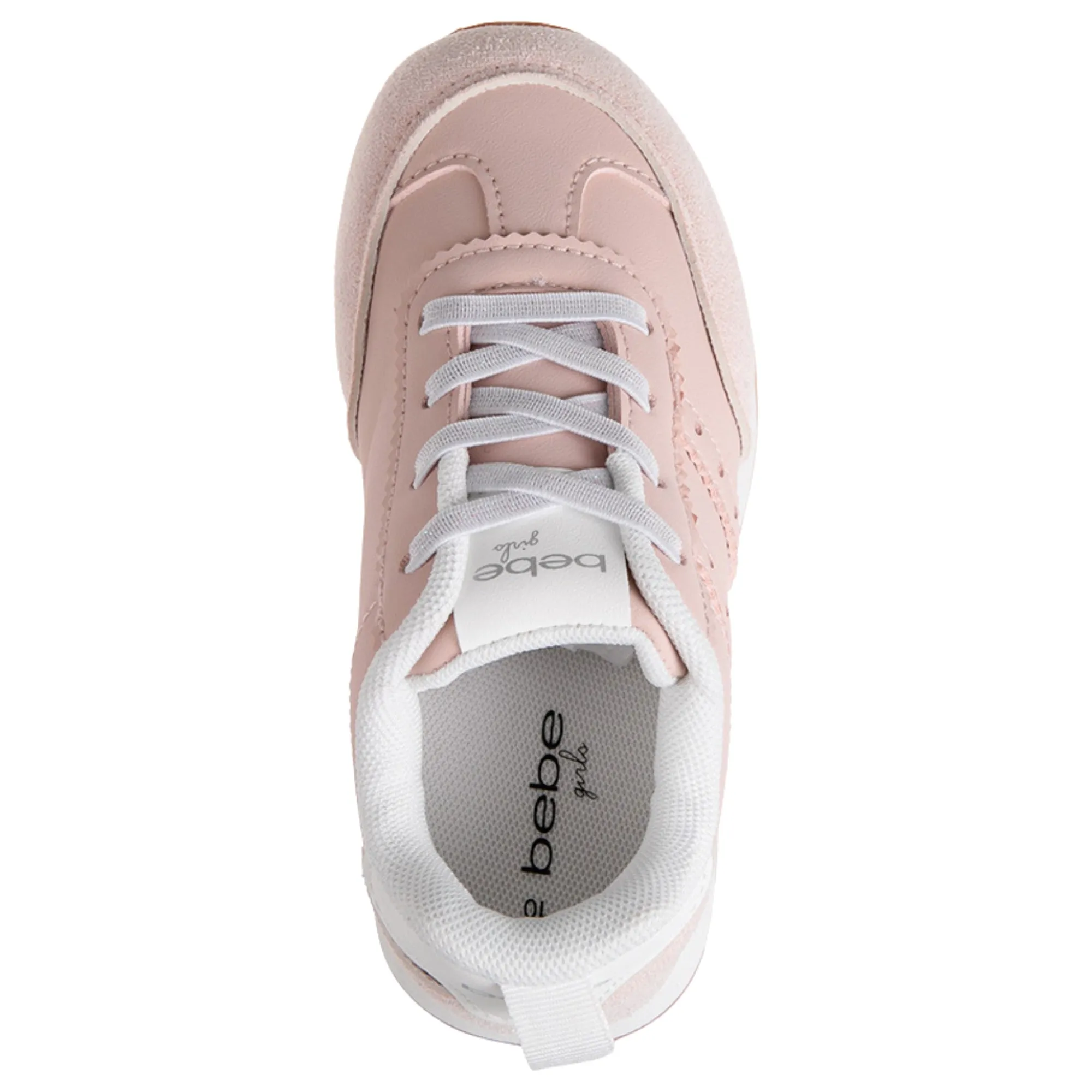 bebe Girls' Shoes - Jogger Sneakers for Toddler Comfortable and Breathable Shoes for Toddler