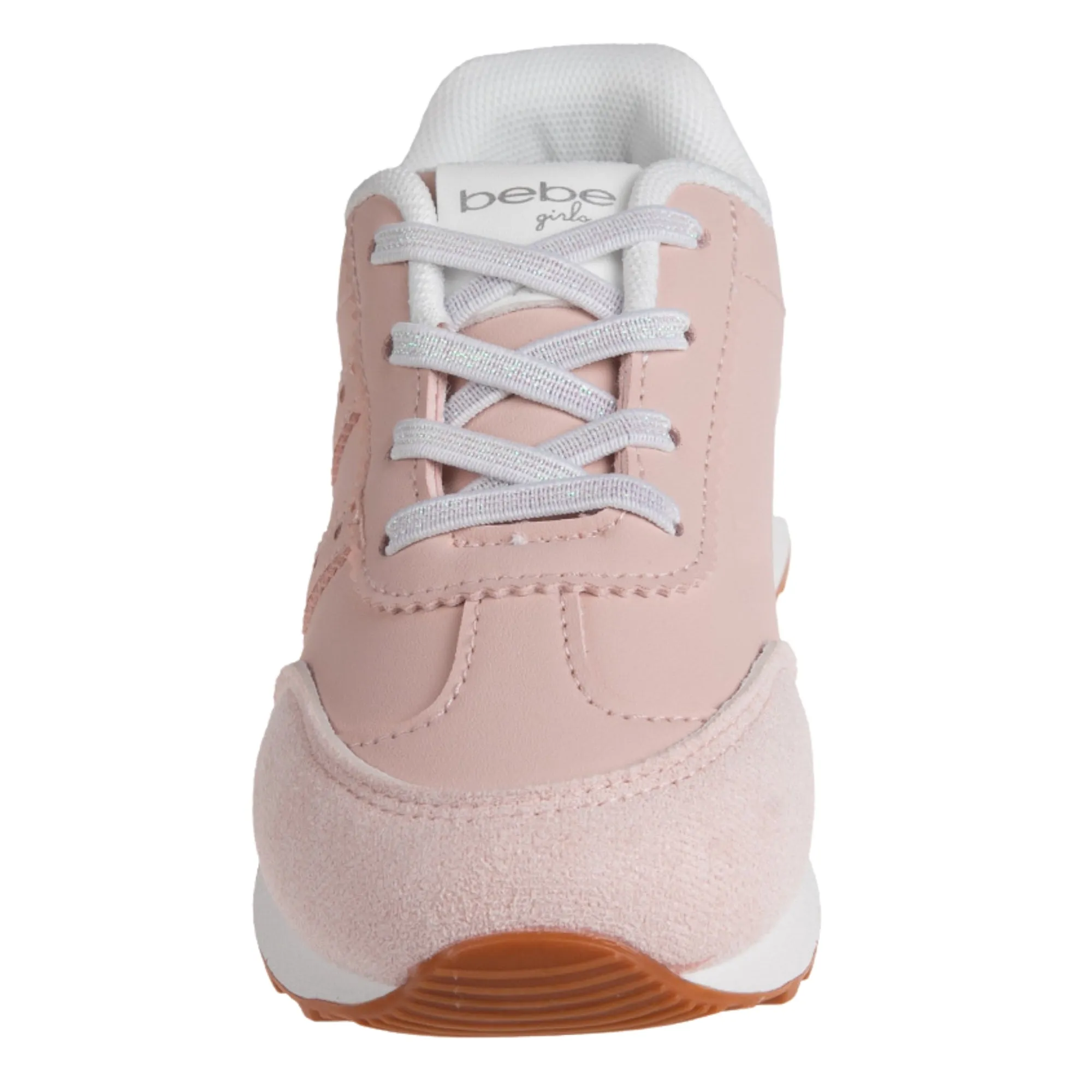 bebe Girls' Shoes - Jogger Sneakers for Toddler Comfortable and Breathable Shoes for Toddler