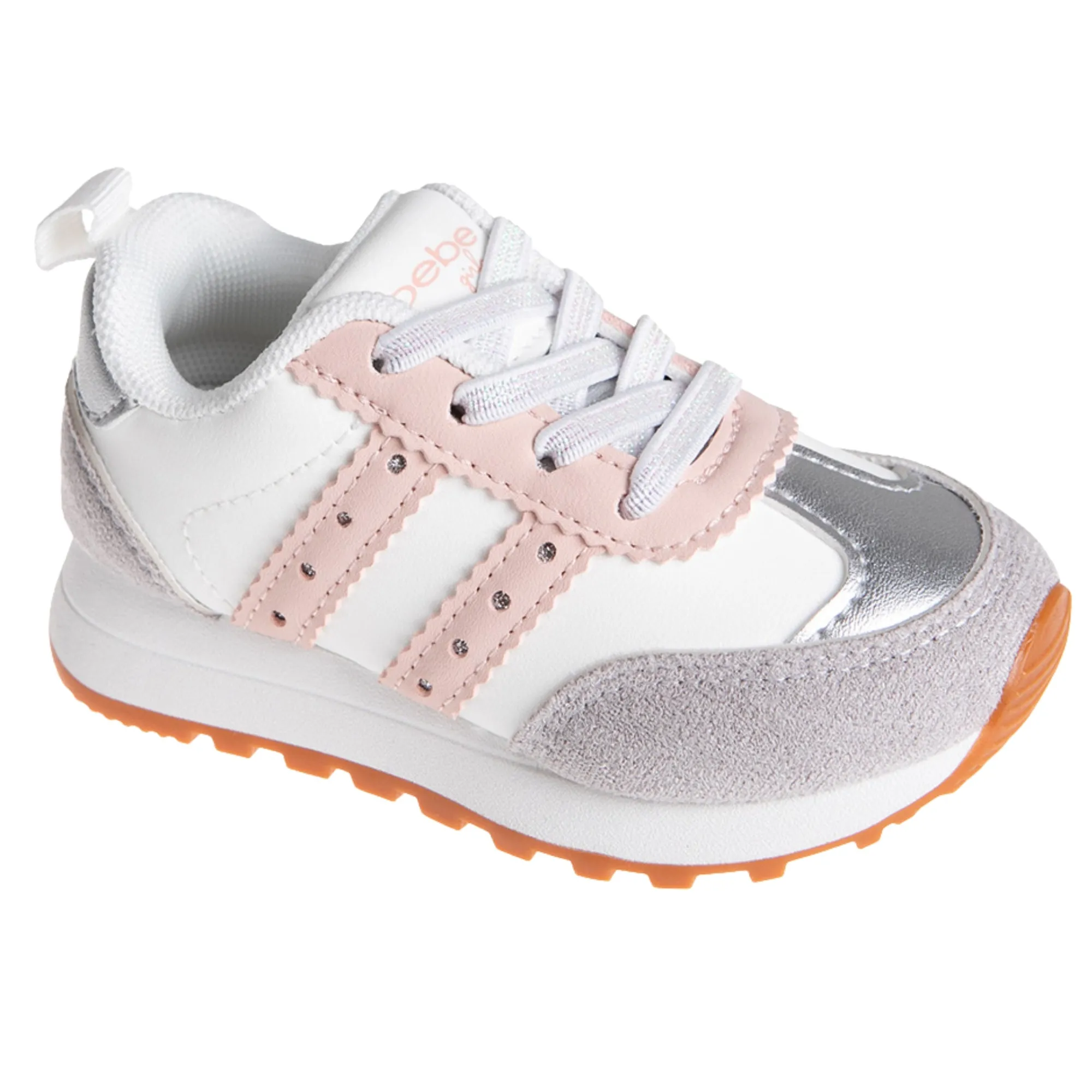 bebe Girls' Shoes - Jogger Sneakers for Toddler Comfortable and Breathable Shoes for Toddler