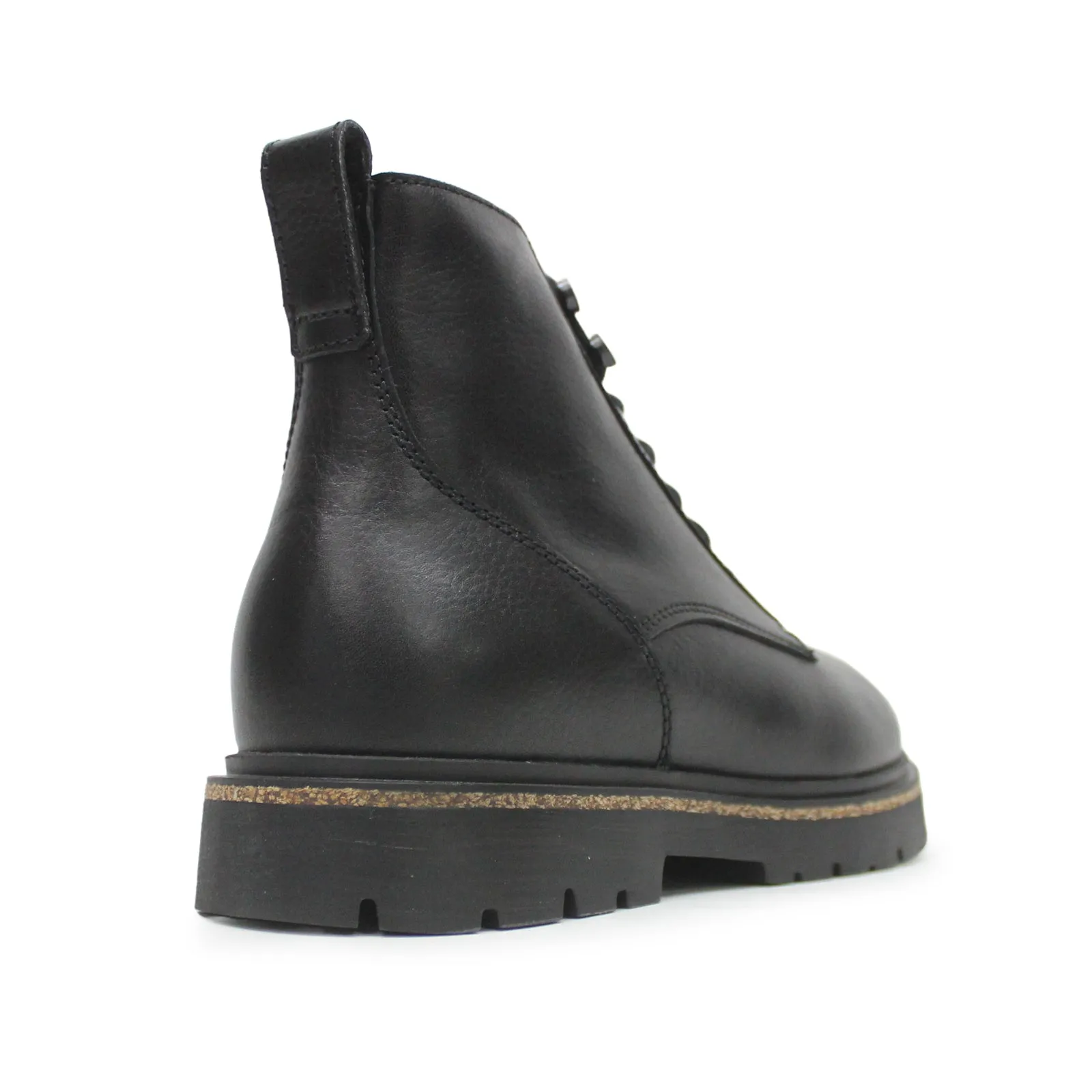 Birkenstock Highwood Lace Mid Natural Leather Women's Ankle Boots