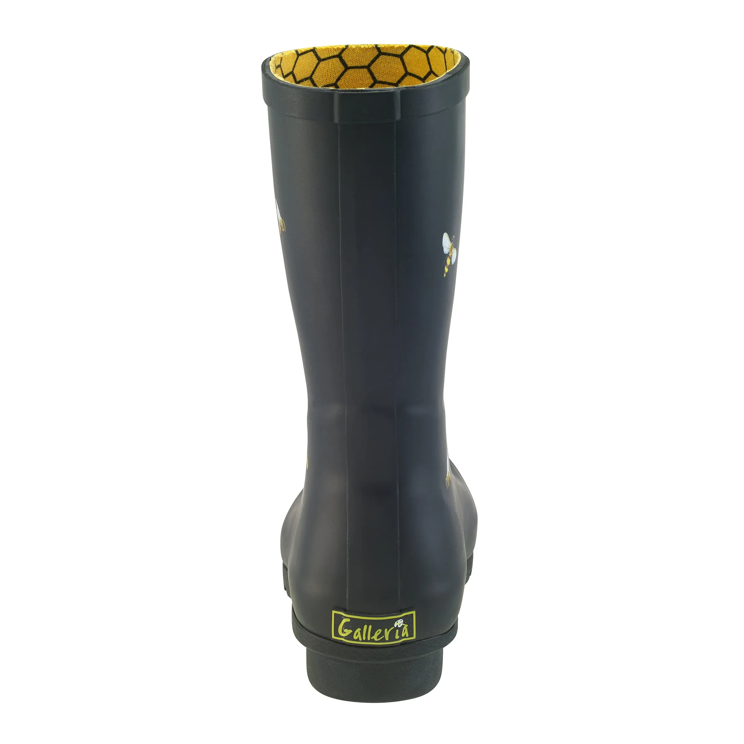 Black-Bees Mid-Calf Rain Boot