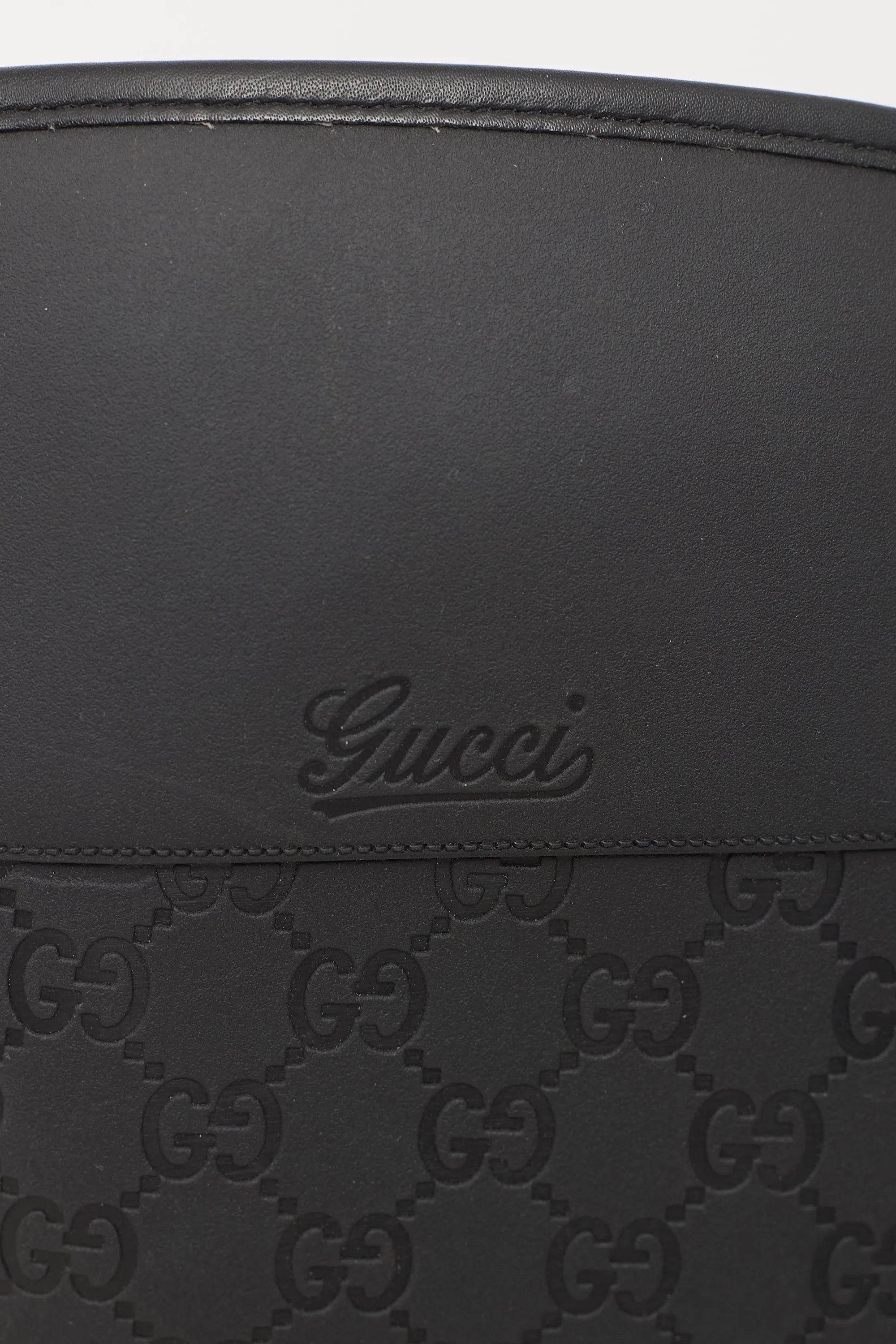 Black Rubber Guccisma Wellington Boot
