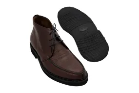 Bota Chukka Ringo em couro granulado cor pinhão
