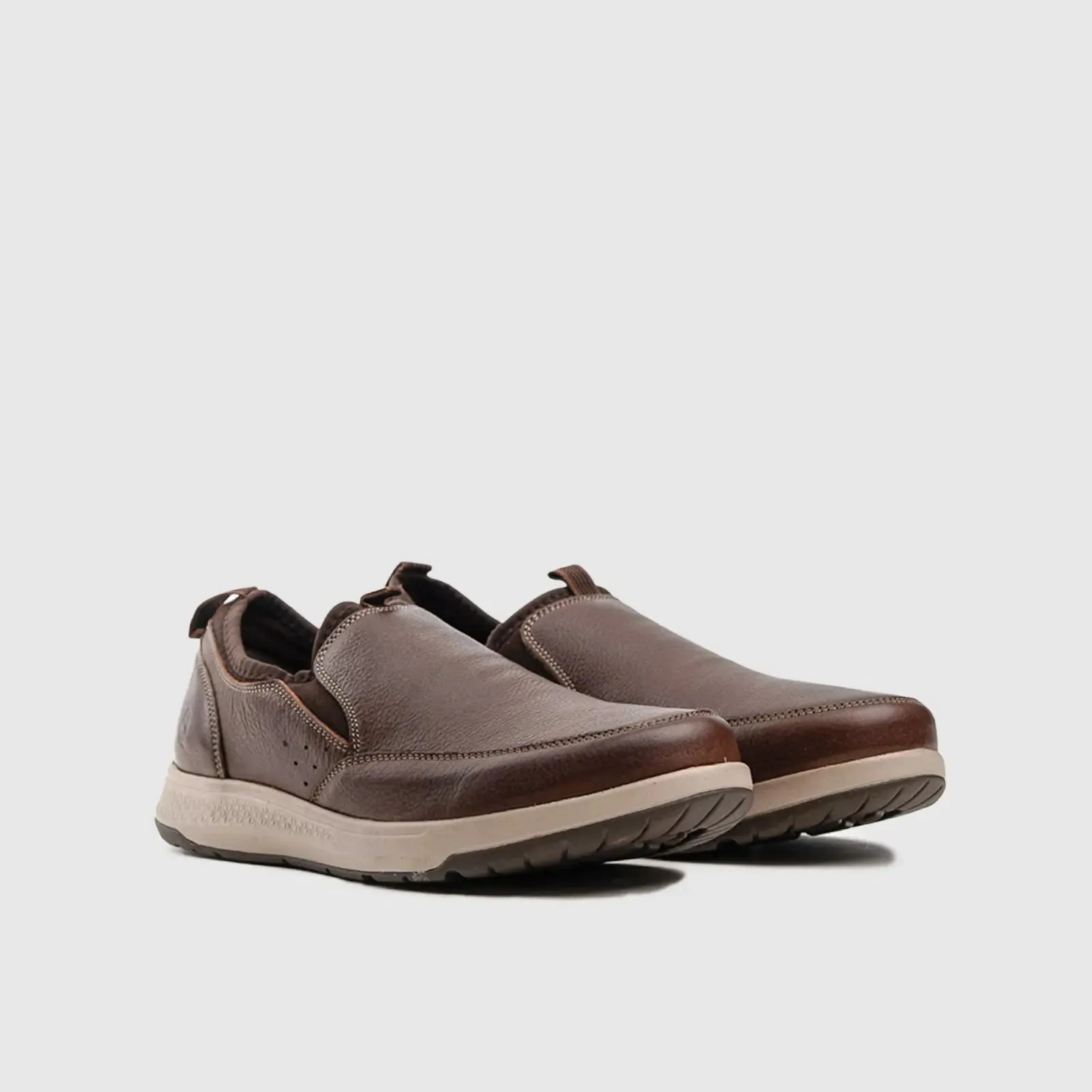 Brayden Casual Slip Ons Brown 00838