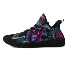 Buy One Get One Black Color Personalized Skull Shoe Comfortable Shoe,051-23023
