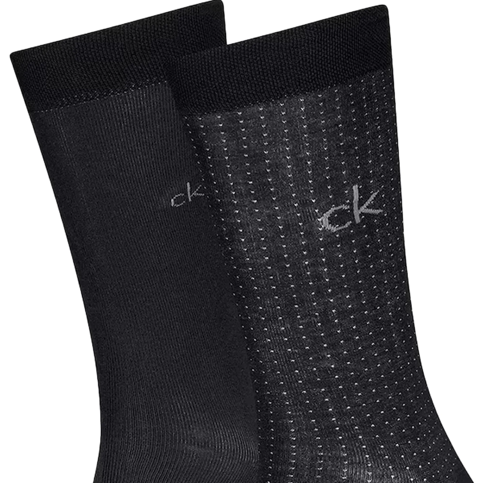 Calvin Klein CK Logo 2 Pack Socks Black