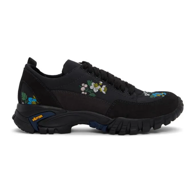 Cecilie Bahnsen Black Diemme Edition Floral Max Sneakers