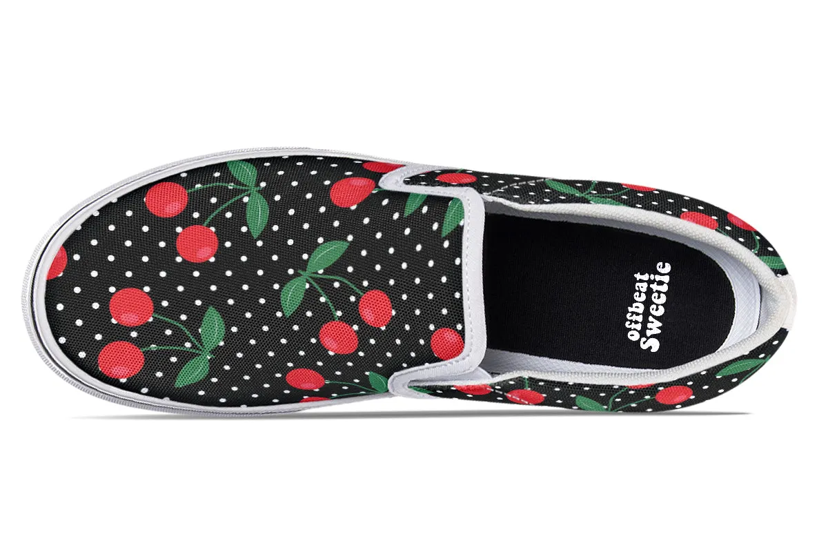 Cherries Slip Ons