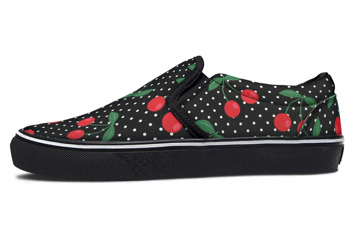 Cherries Slip Ons