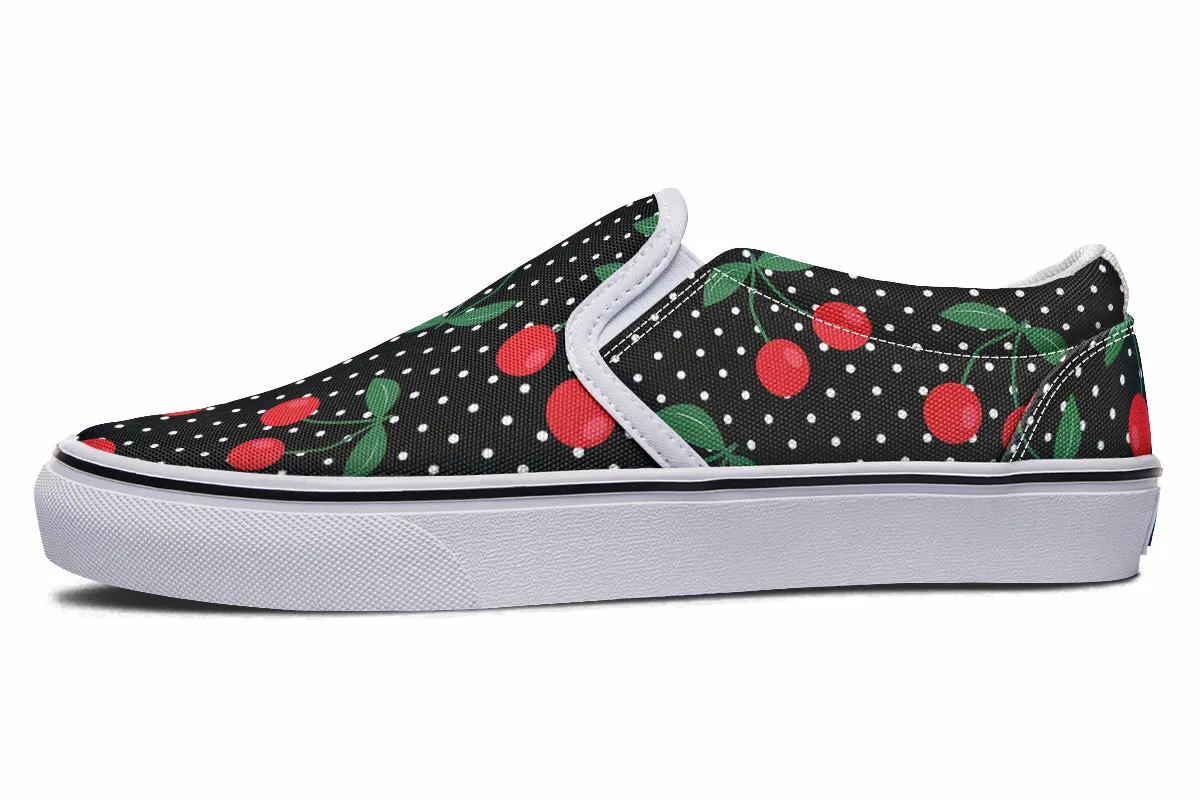 Cherries Slip Ons