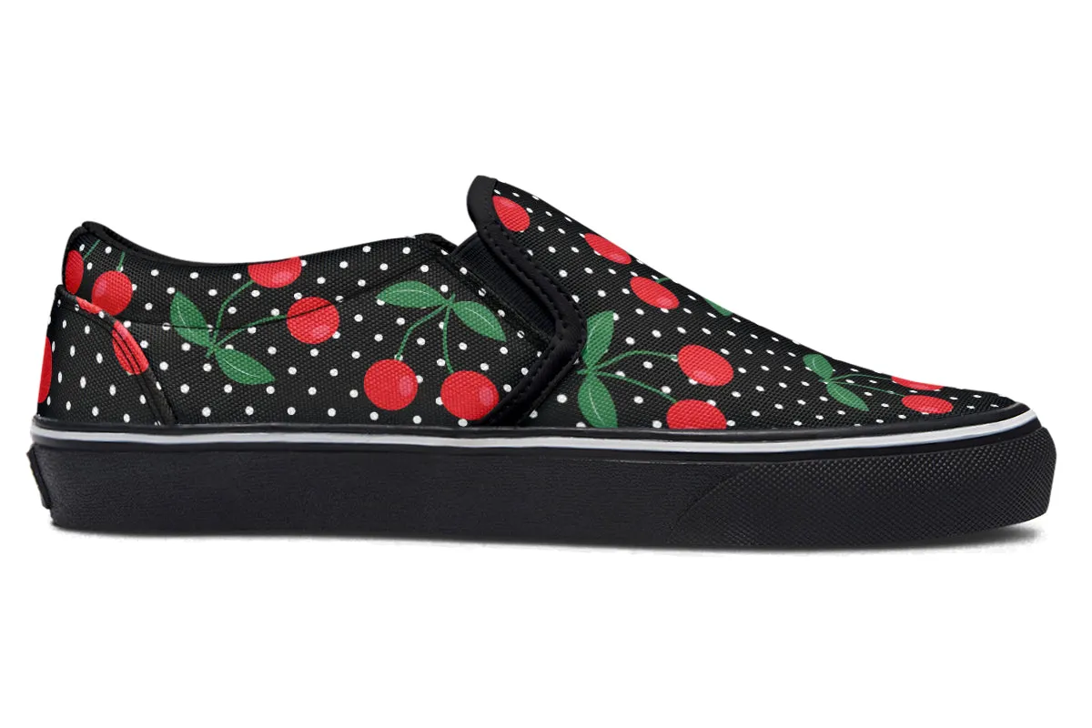 Cherries Slip Ons
