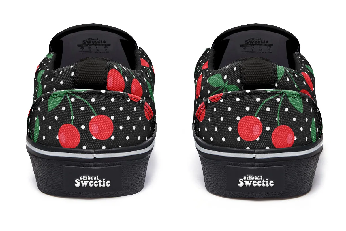 Cherries Slip Ons