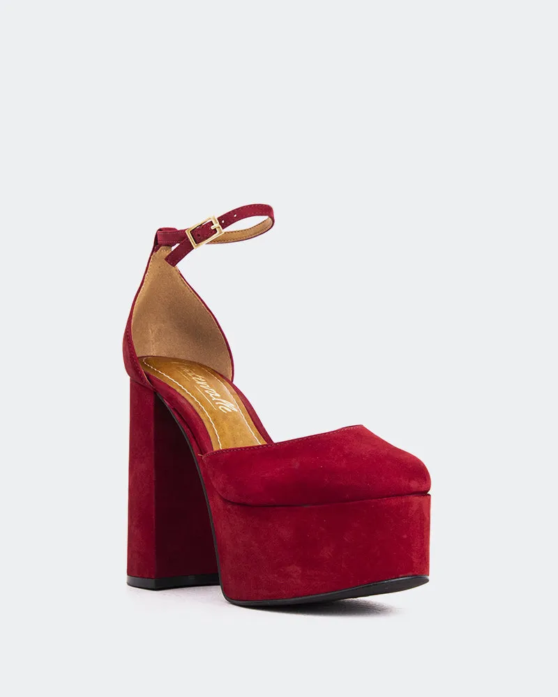 Chianti Burgundy Nubuck