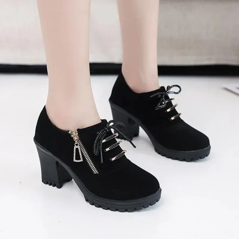 Cool Chic Lace-Up Ankle Boots