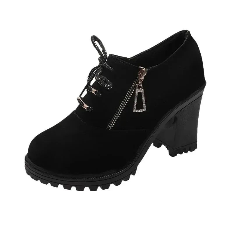 Cool Chic Lace-Up Ankle Boots