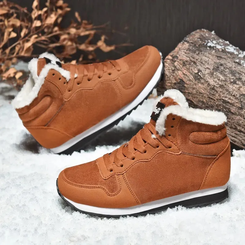 Cuzcare Orthopedic Women Ankle Boots Arch Support Warm Waterproof Antislip