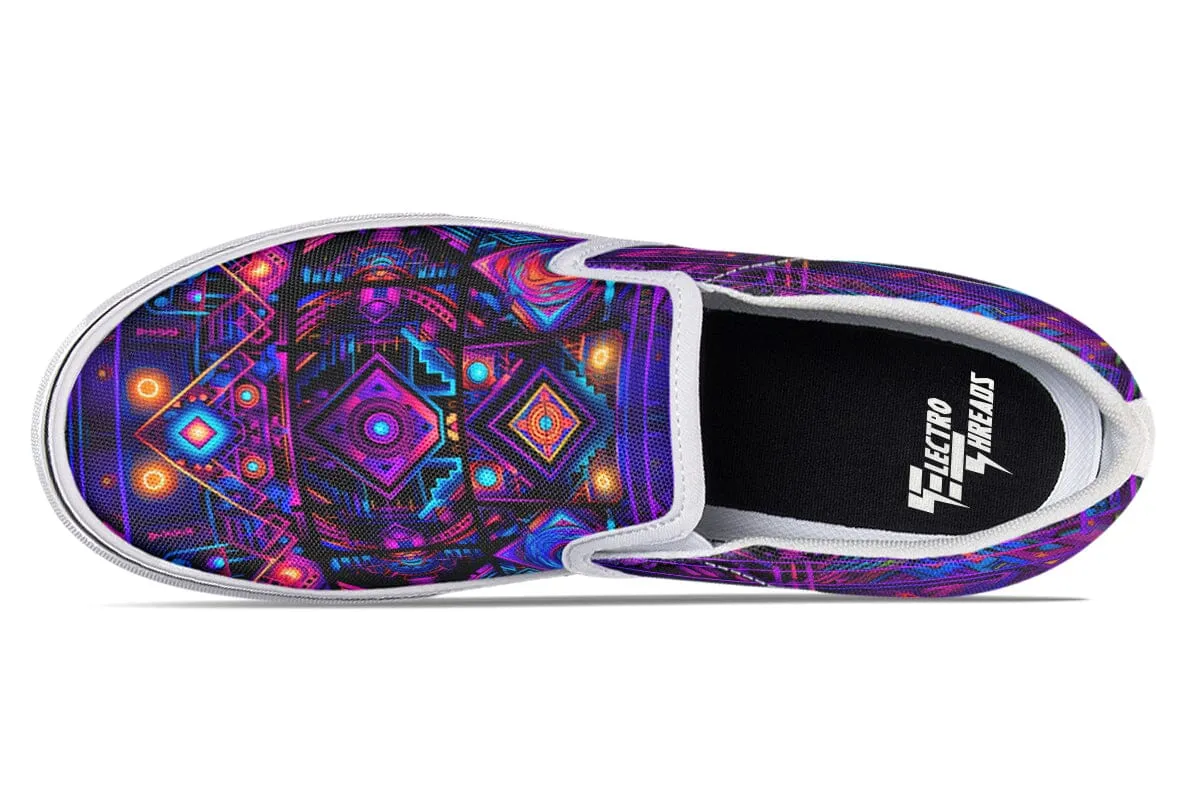Cyber Patching Slip on Shoes