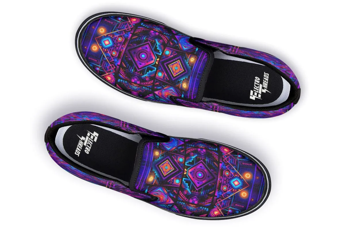 Cyber Patching Slip on Shoes