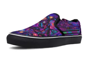 Cyber Patching Slip on Shoes