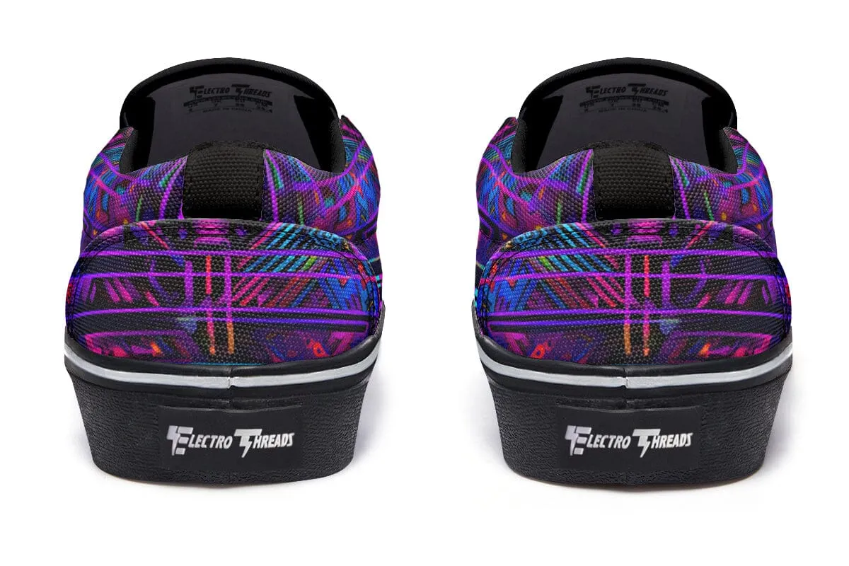 Cyber Patching Slip on Shoes