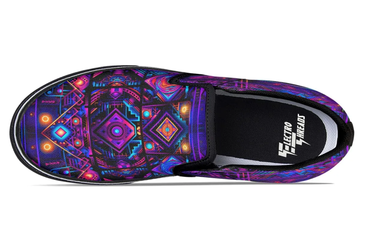 Cyber Patching Slip on Shoes