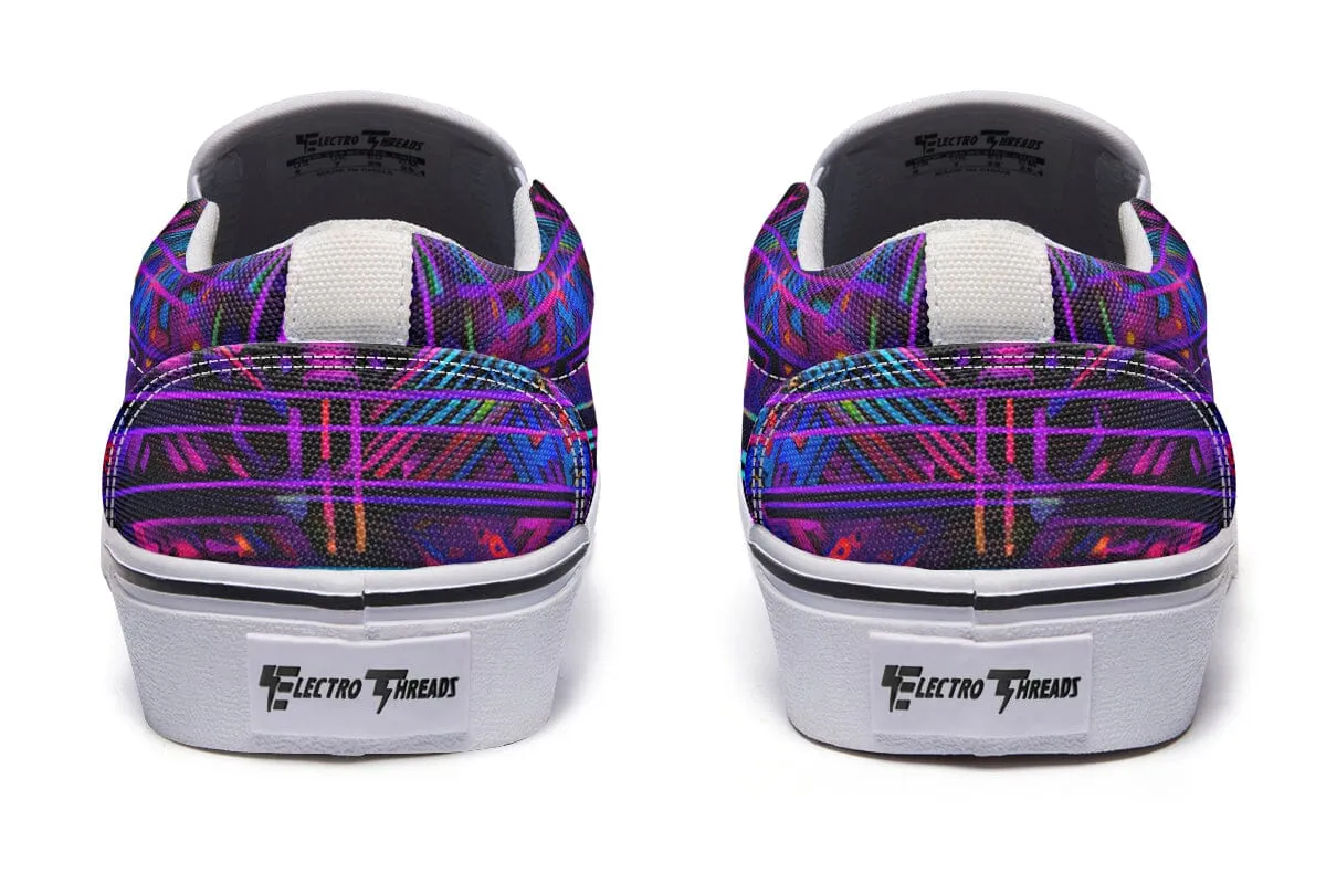 Cyber Patching Slip on Shoes