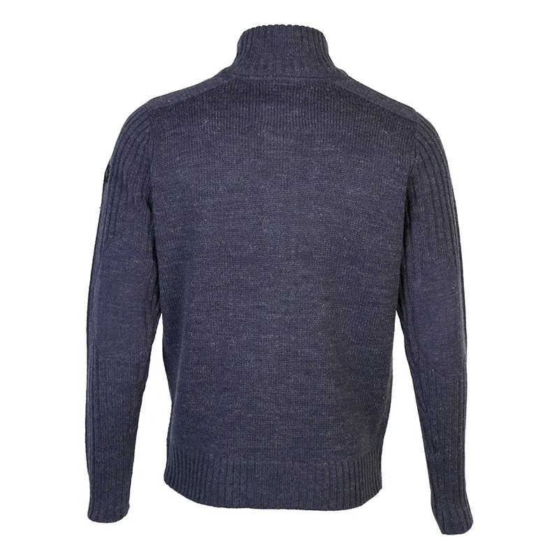 Dissident Steven military cardigan in blue jacket