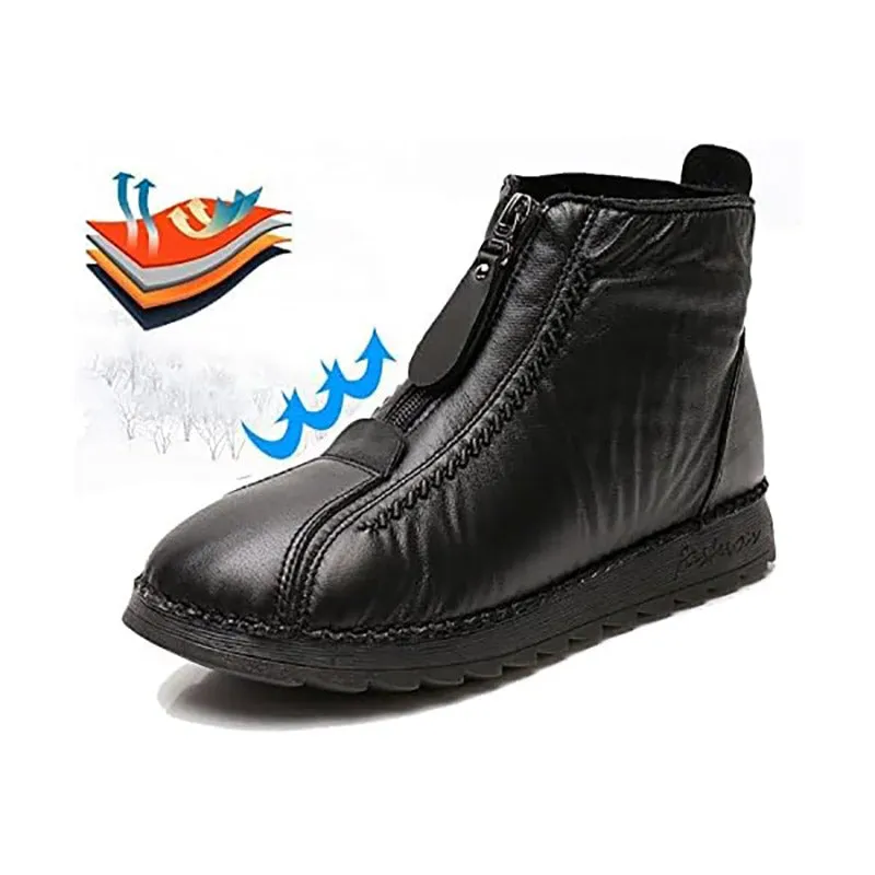 Dyavor Orthopedic Women Boots Arch Support Warm Water-Resistant Ankle Boot