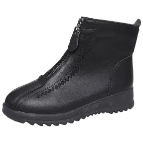 Dyavor Orthopedic Women Boots Arch Support Warm Water-Resistant Ankle Boot