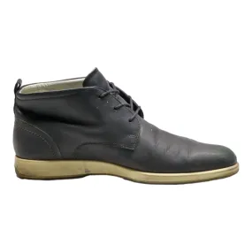 ECCO Chukka Boots Black Canvas Mens UK 11