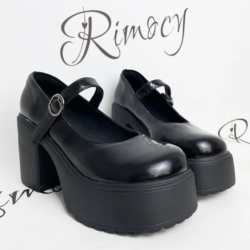 Fashion White Platform Pumps
