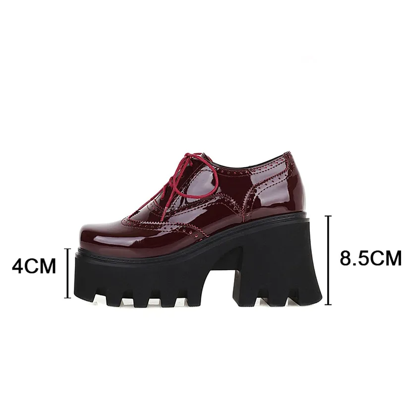Funki Buys | Shoes | Women's British Walker Patent Platforms
