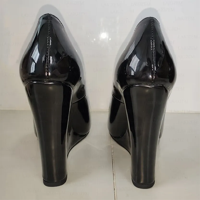 Funki Buys | Shoes | Women's Platform Wedge Patent Pumps