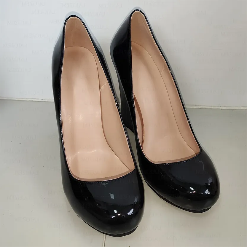 Funki Buys | Shoes | Women's Platform Wedge Patent Pumps