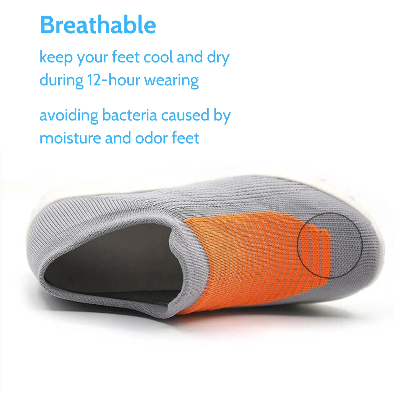 GRW Women Orthopedic Shoes Arch Support Breathable Elastic Shoes