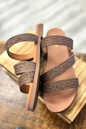 JOANNE Raffia Flat Sandals