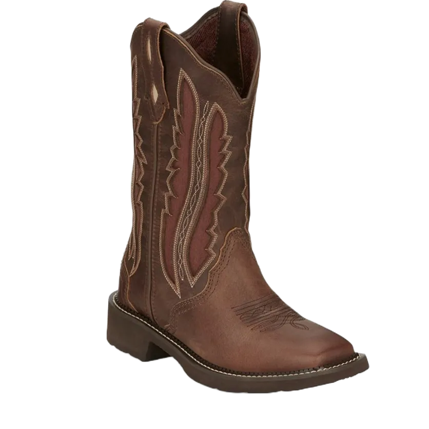Justin® Ladies Paisley Spice Brown Western Boots GY2801