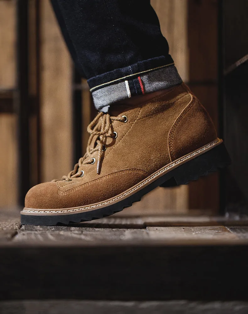 Low-Cut Short-Face Casual Men's Monkey Boot