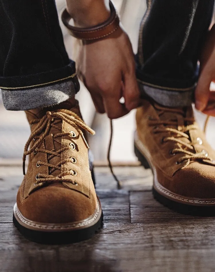 Low-Cut Short-Face Casual Men's Monkey Boot