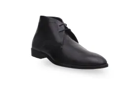 Men's Heavy Duty Chukka Shoe Black with 2 holes laces Designed by Cotton Cool