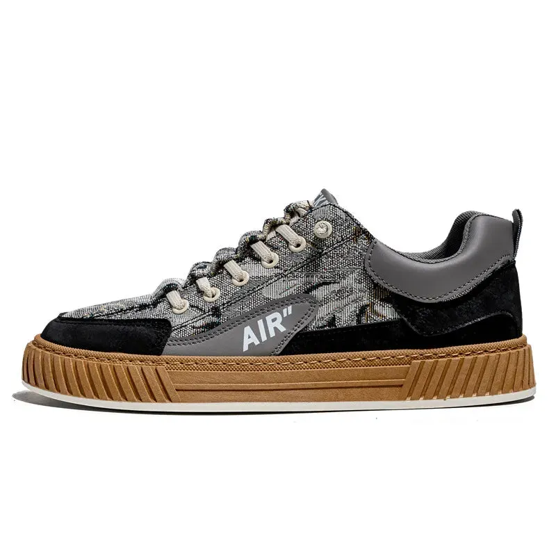 Men's Run Sneaker Walking Leather Cricket Comfort Skateboard Shoes