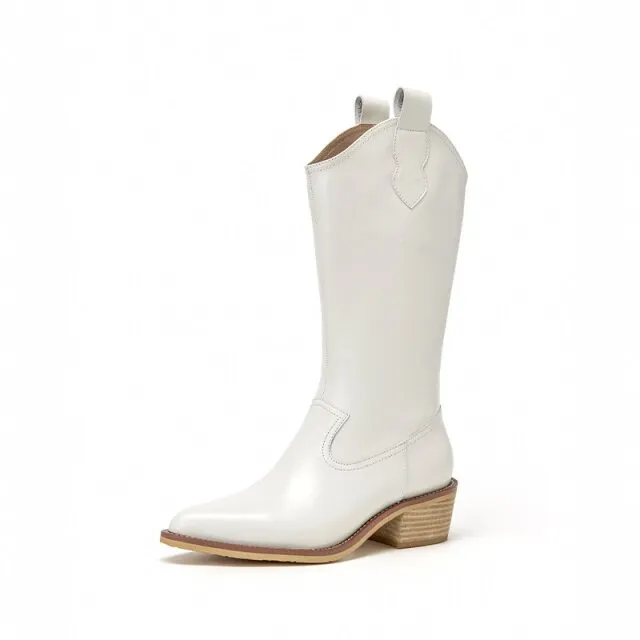 Miller Women's Mid Calf Leather Boots