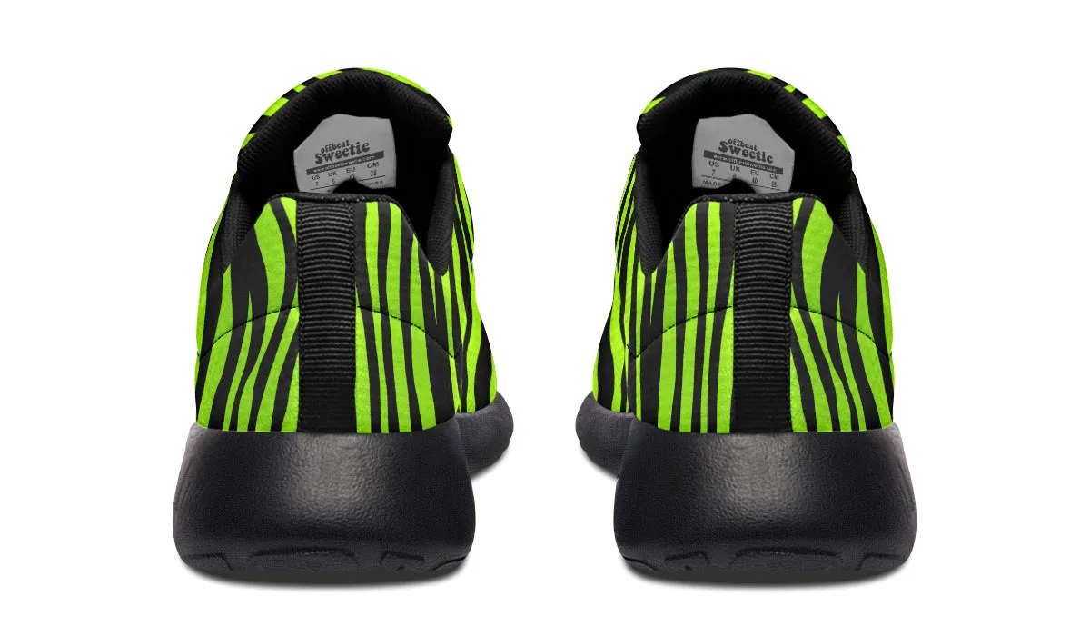Neon Zebra Sneakers