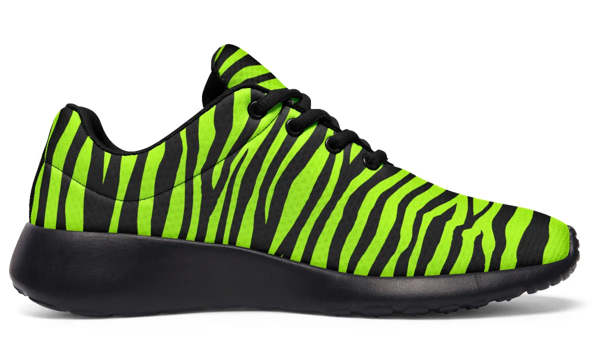 Neon Zebra Sneakers