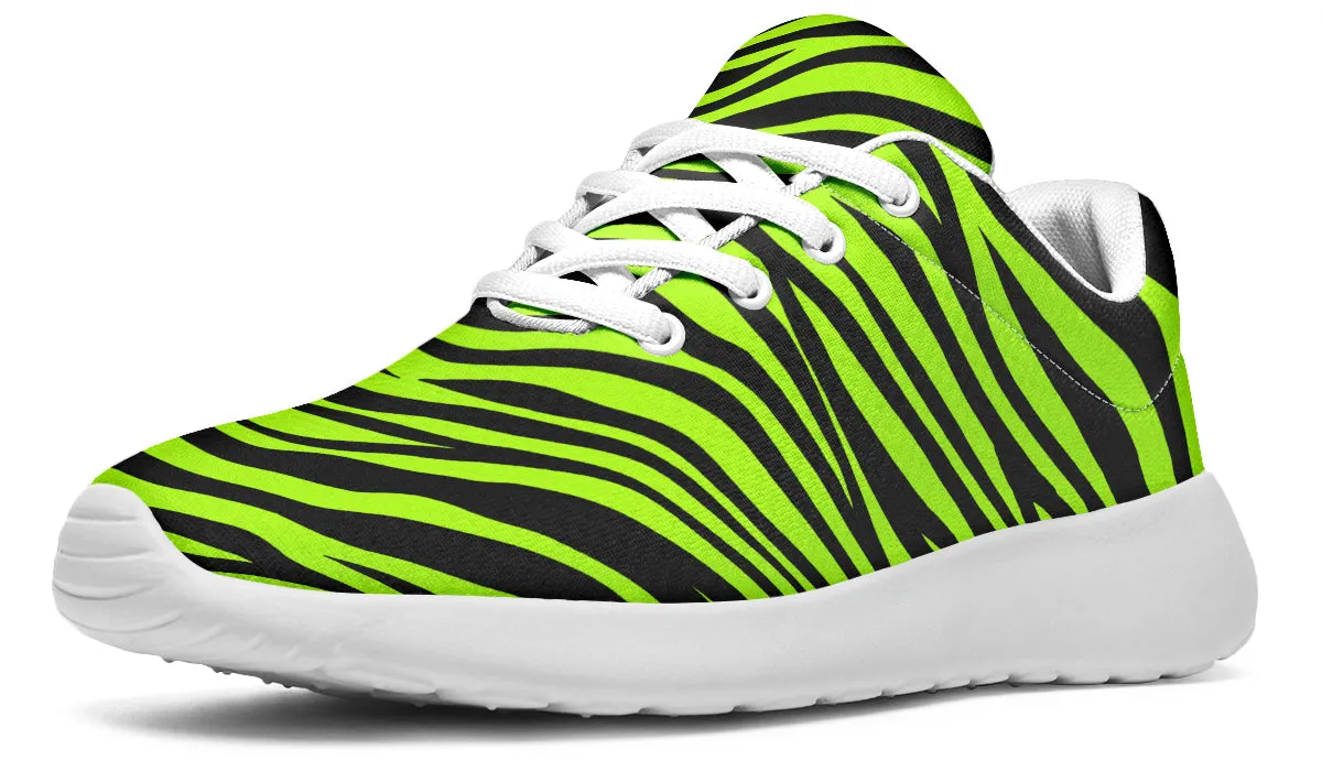 Neon Zebra Sneakers